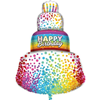Helium Tank  'Happy Birthday' met Ballonnen en Lint